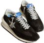 Golden Goose Zwarte Stof Suède Hardloop Marathon Sneakers Black Heren - Thumbnail 10