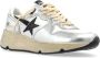 Golden Goose Low-Top Sneakers Running Sneakers Leather Silver in wit - Thumbnail 2