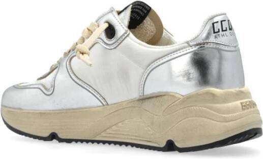 Golden Goose Hardloopschoen Nylon Leren Sneakers Gray Dames