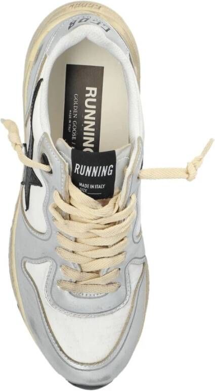 Golden Goose Hardloopschoen Nylon Leren Sneakers Gray Dames