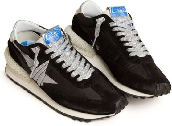 Golden Goose Hardloopschoen Zwart Grijs Mesh Hiel Black Dames