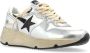 Golden Goose Low-Top Sneakers Running Sneakers Leather Silver in wit - Thumbnail 11