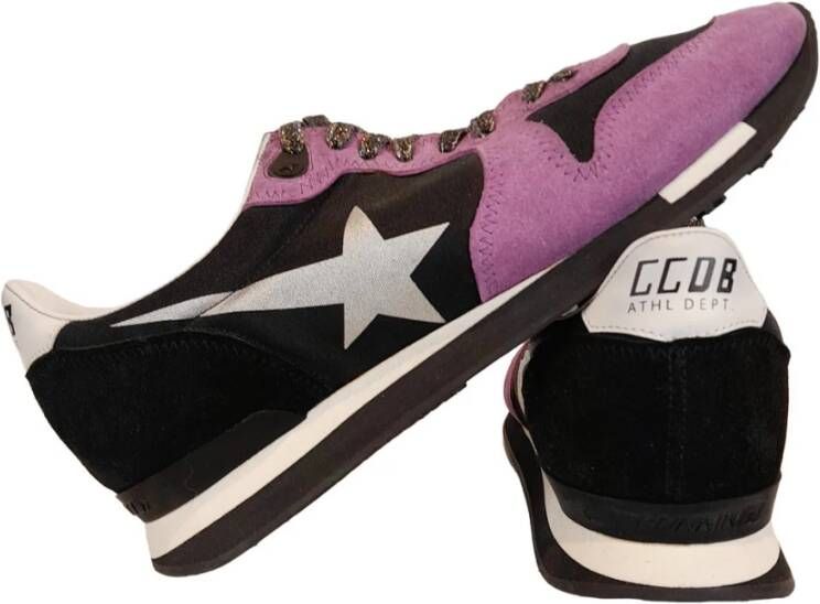 Golden Goose Hardloopsneakers in leer en stof Multicolor Dames