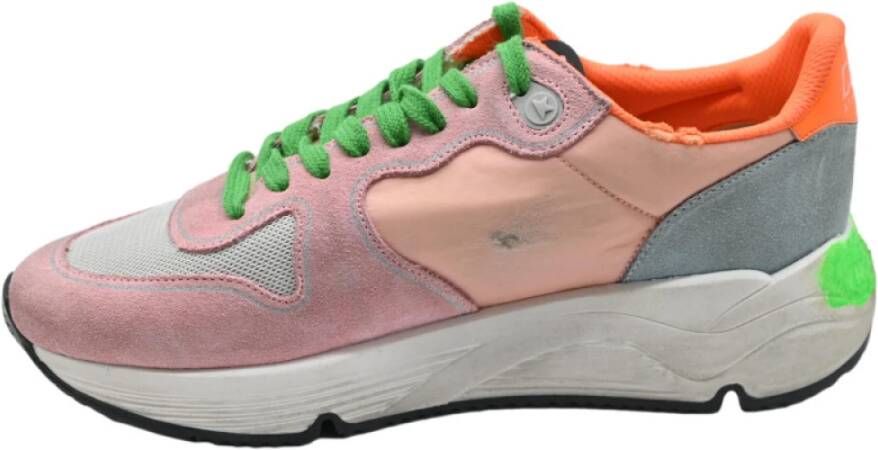 Golden Goose Hardloopsneakers Rosa Multicolor Heren