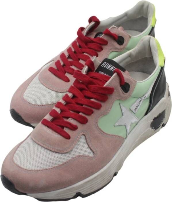 Golden Goose Hardloopsneakers Roze Groen Rood Multicolor Dames