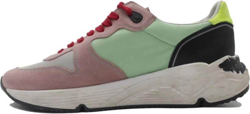 Golden Goose Hardloopsneakers Roze Groen Rood Multicolor Dames