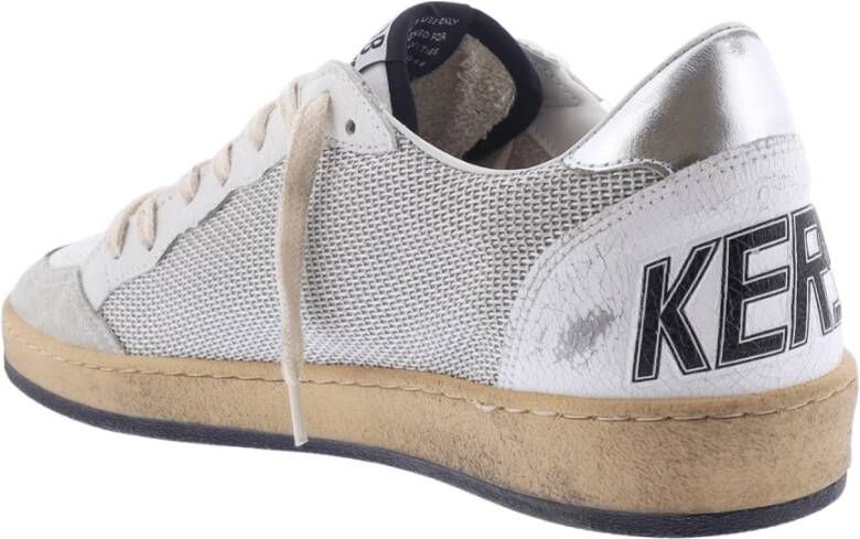 Golden Goose Heren Ball Star Sneaker Wit Net Multicolor Heren