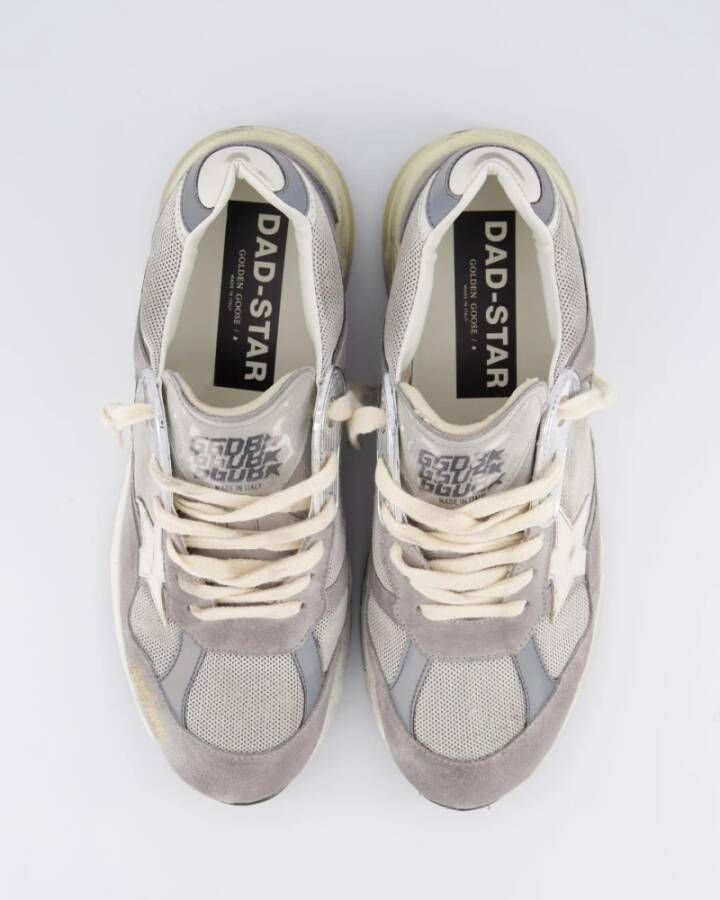 Golden Goose Heren Running Dad Sneakers Grijs Gray Heren