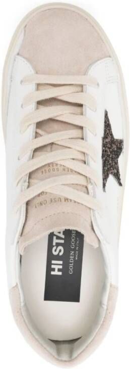 Golden Goose Hi Star Leren Sneakers White Dames