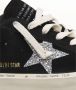 Golden Goose Zwarte Suède Sneakers met Zilveren Glitter Ster Black Dames - Thumbnail 10