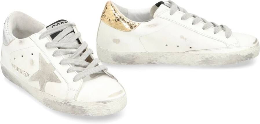 Golden Goose Iconische Leren Sneakers met Ster-Patch White Dames