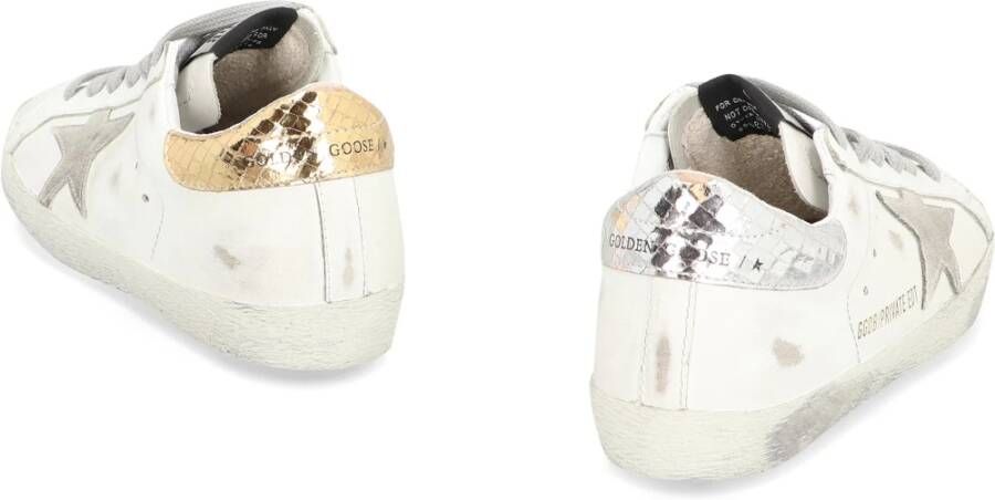 Golden Goose Iconische Leren Sneakers met Ster-Patch White Dames