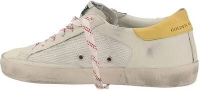 Golden Goose Iconische ster leren sneakers White Heren