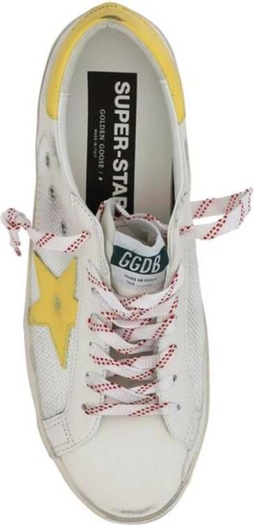 Golden Goose Iconische ster leren sneakers White Heren