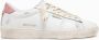 Golden Goose Italiaanse Leren Sneakers met Roze Detail White Heren - Thumbnail 2