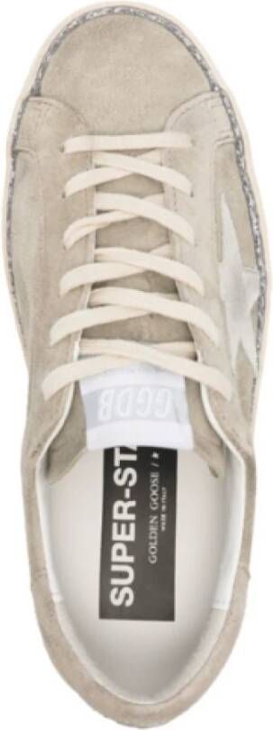 Golden Goose Italiaanse Oorsprong Licht Beige Sneakers Gray Dames