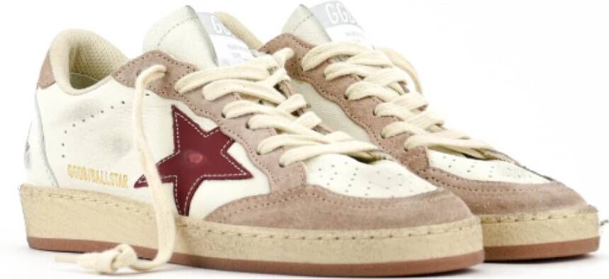 Golden Goose Italiaanse Sneakers Ball Star Leren Schoenen Multicolor Dames