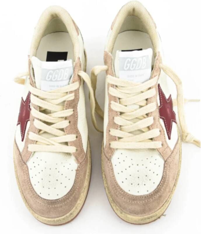 Golden Goose Italiaanse Sneakers Ball Star Leren Schoenen Multicolor Dames