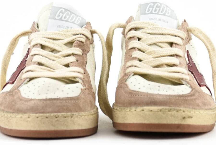 Golden Goose Italiaanse Sneakers Ball Star Leren Schoenen Multicolor Dames