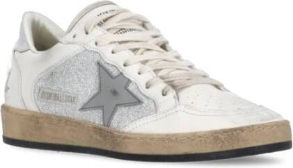 Golden Goose Ivoor Leren Sneakers met Ster Logo Beige Dames