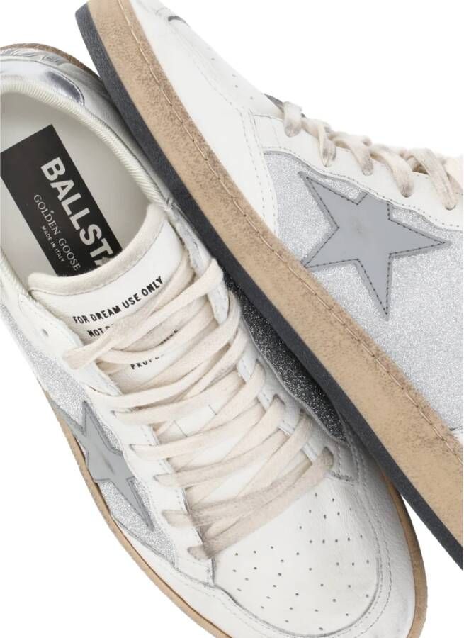 Golden Goose Ivoor Leren Sneakers met Ster Logo Beige Dames