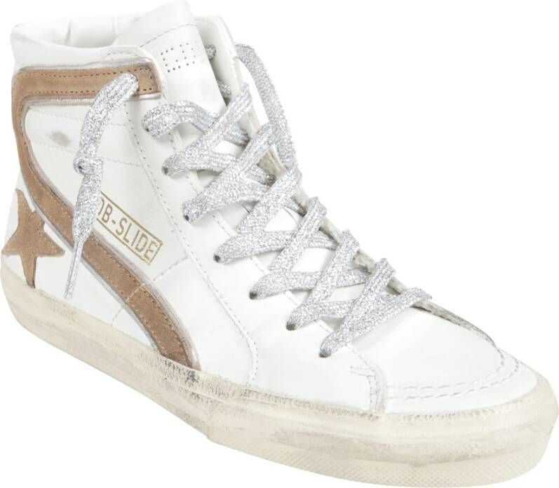 Golden Goose Klassiek Leren Bovenwerk Suède Ster Golf White Dames