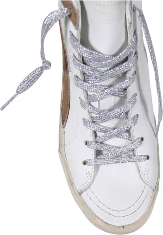 Golden Goose Klassiek Leren Bovenwerk Suède Ster Golf White Dames