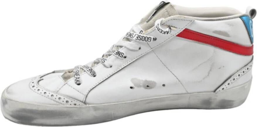 Golden Goose Klassiek Wit Kaki Blauw Sneakers Multicolor Heren