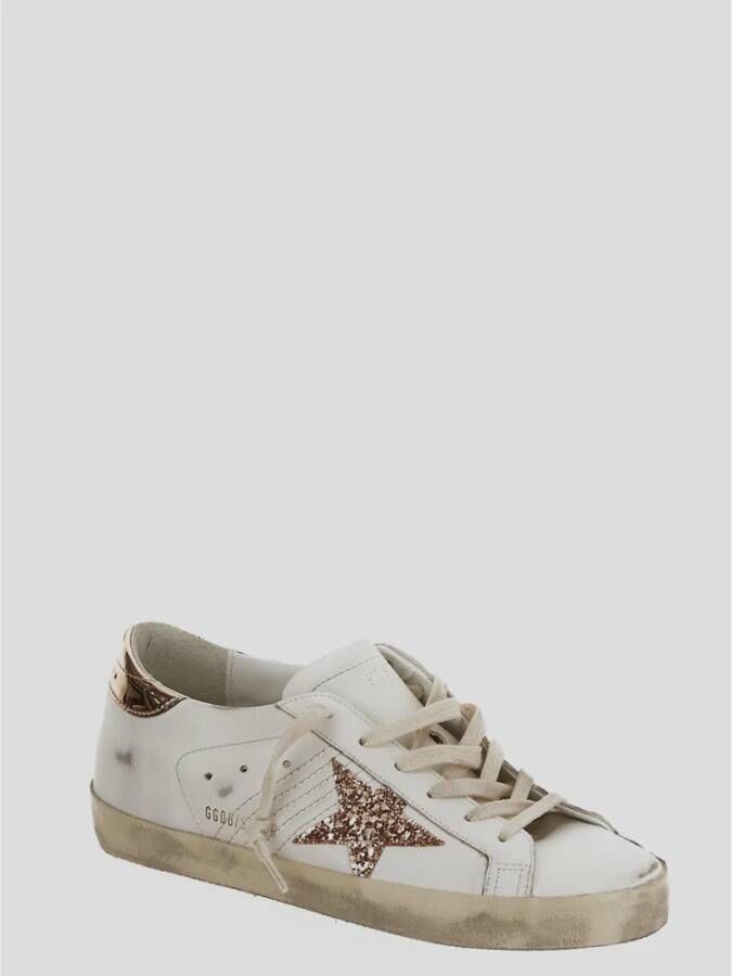 Golden Goose Klassieke Leren Ster Sneaker White Dames