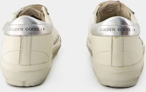 Golden Goose Klassieke Leren Witte Sneakers Wit Dames
