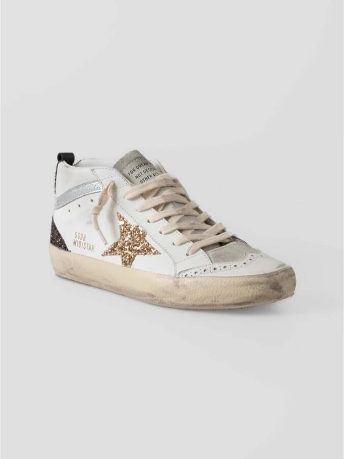 Golden Goose Klassieke Mid Star Sneakers White Dames