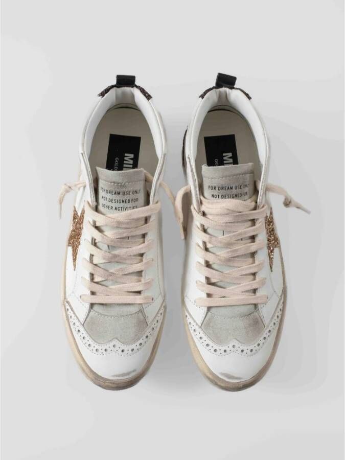 Golden Goose Klassieke Mid Star Sneakers White Dames