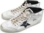 Golden Goose Klassieke Mid Star Sneakers Wit Zwart White Heren - Thumbnail 3