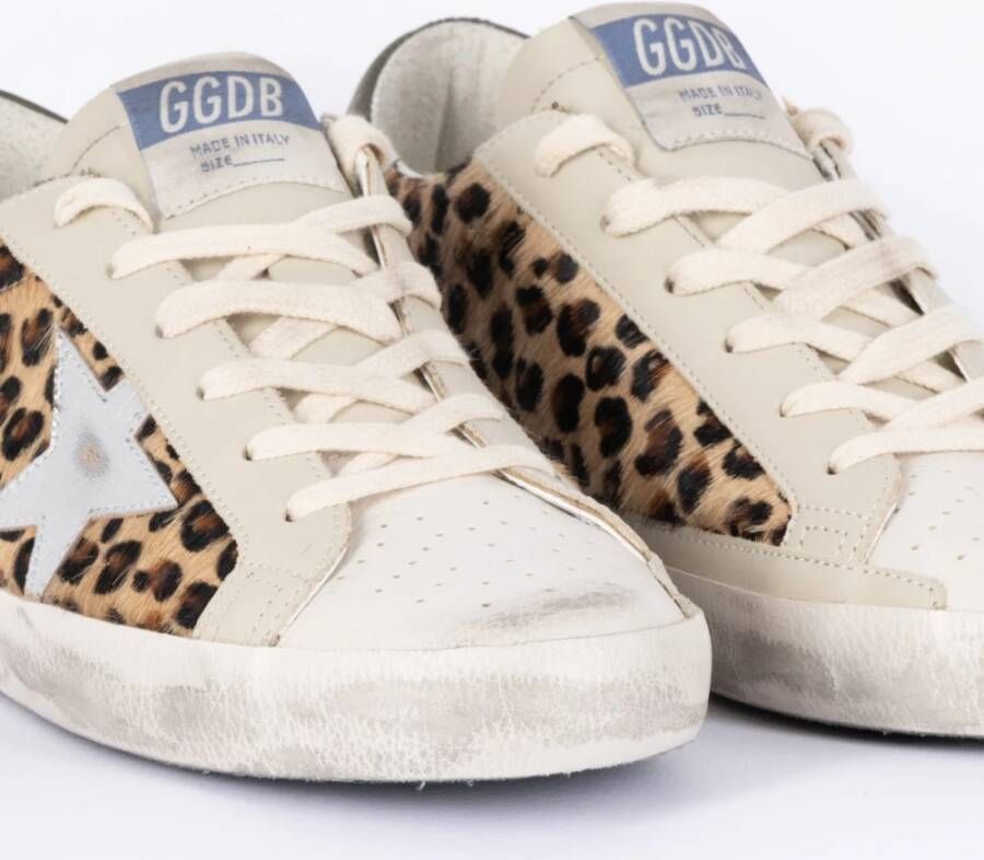 Golden Goose Klassieke Super Star Beige Sneakers Beige Dames