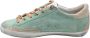 Golden Goose Klassieke Super Star Sneakers met Glitter Green Dames - Thumbnail 2