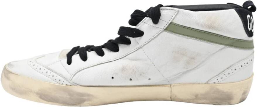 Golden Goose Klassieke Wit Bruin Groene Sneakers White Heren