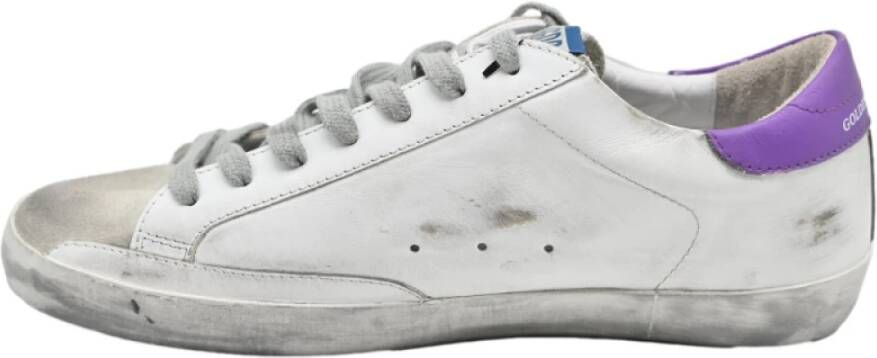 Golden Goose Klassieke witte grijze sneakers White Dames