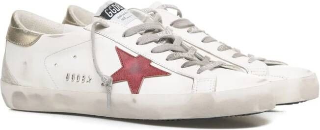 Golden Goose Klassieke Witte Super Star Sneakers White Heren