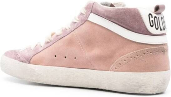 Golden Goose Kleur-Blok Sneakers met Ster Patch Pink Dames