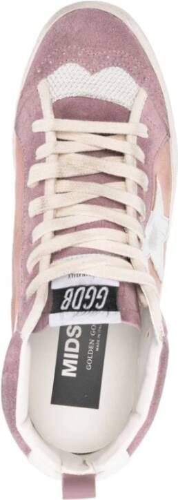 Golden Goose Kleur-Blok Sneakers met Ster Patch Pink Dames