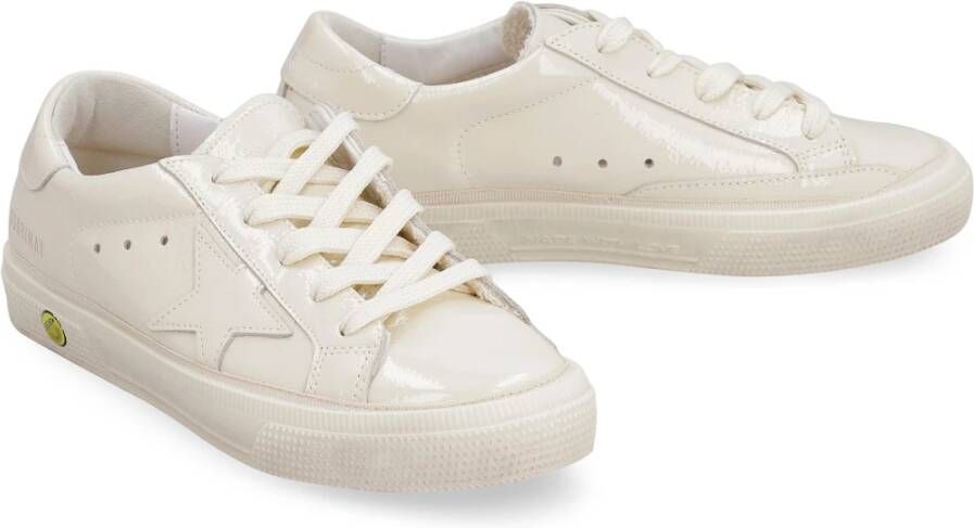 Golden Goose Lage sneakers van lakleer White Dames