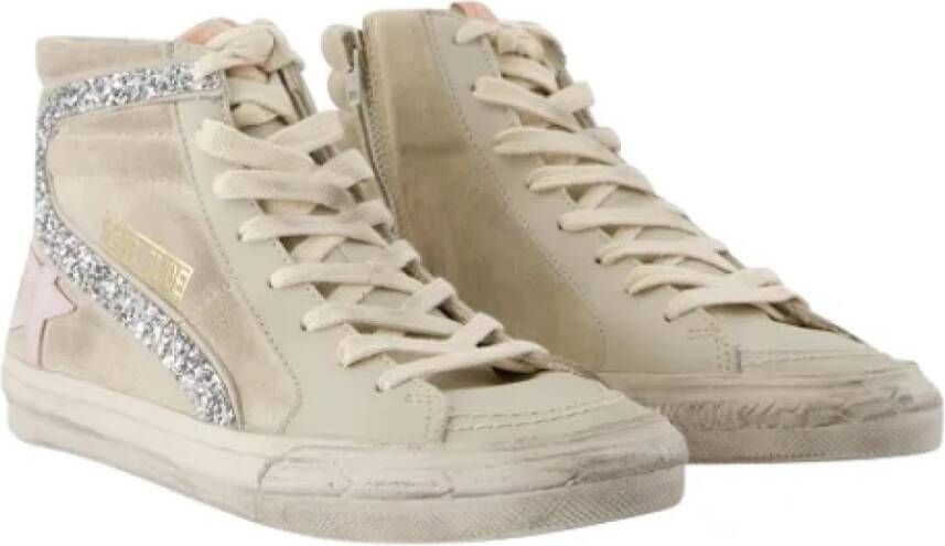 Golden Goose Leather sneakers Beige Dames