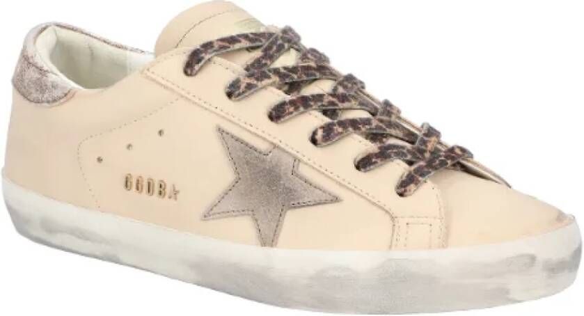 Golden Goose Leather sneakers Beige Dames