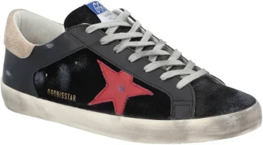 Golden Goose Leather sneakers Black Heren