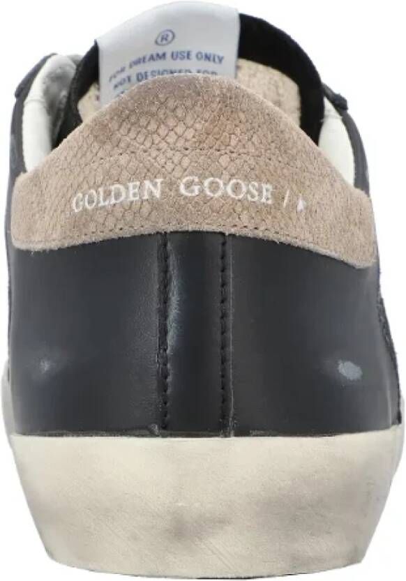 Golden Goose Leather sneakers Black Heren