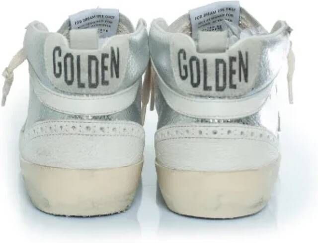 Golden Goose Leather sneakers Gray Dames