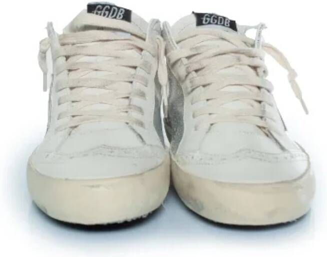 Golden Goose Leather sneakers Gray Dames