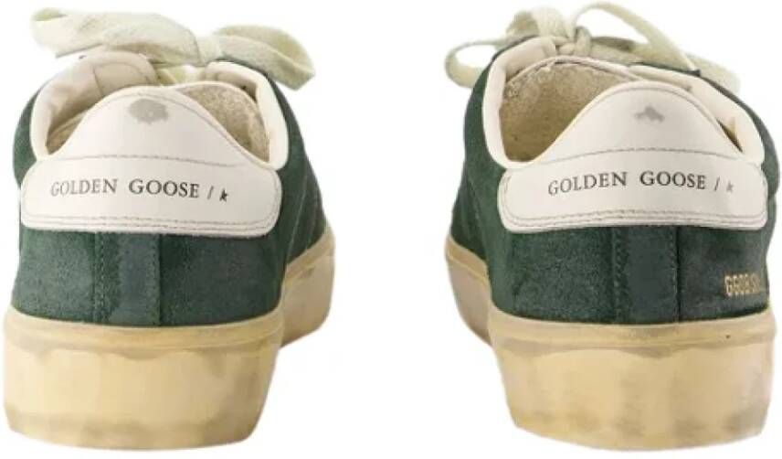 Golden Goose Leather sneakers Green Dames