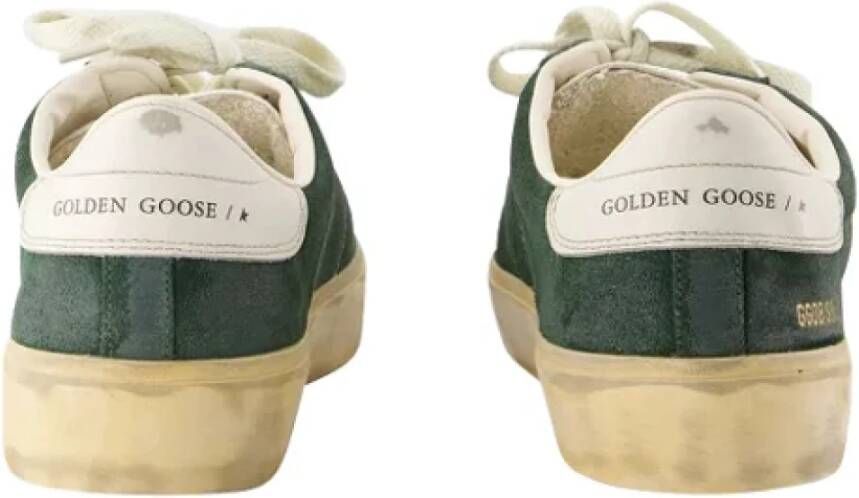 Golden Goose Leather sneakers Green Dames