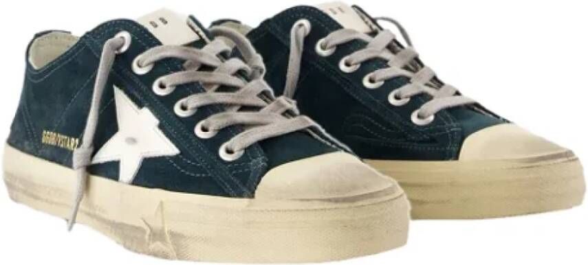 Golden Goose Leather sneakers Green Dames